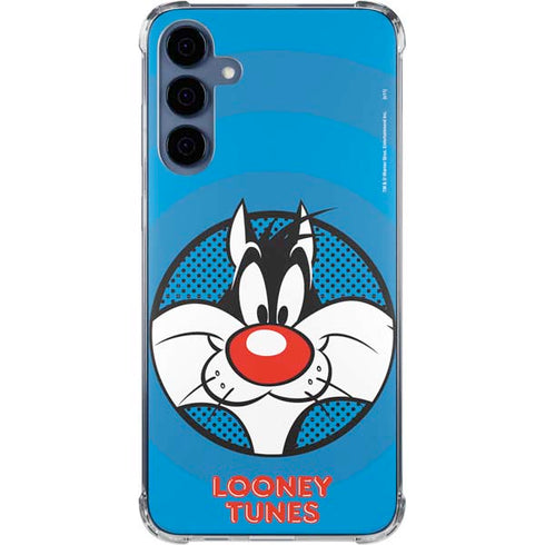Looney Tunes Sylvester Full Galaxy S24 Clear Case