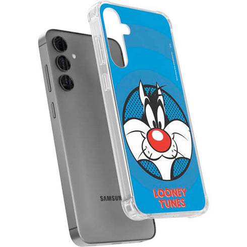 Looney Tunes Sylvester Full Galaxy S24 Plus Clear Case