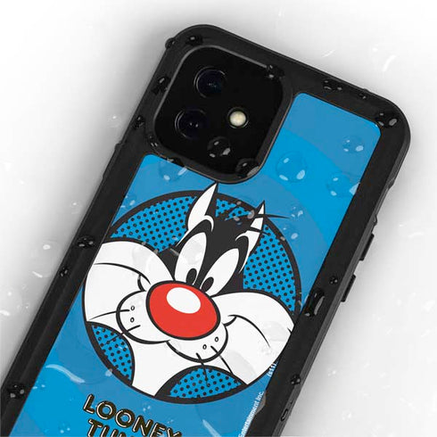 Looney Tunes Sylvester Full iPhone 12 Mini Waterproof Case