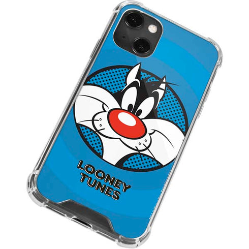 Looney Tunes Sylvester Full iPhone 14 Plus Clear Case
