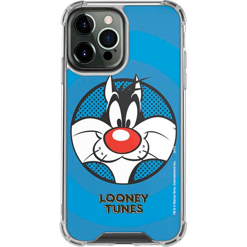 Looney Tunes Sylvester Full iPhone 14 Pro Max Clear Case