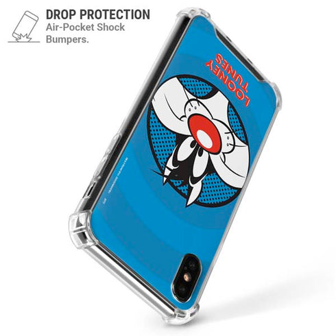 Looney Tunes Sylvester Full iPhone XS Max Clear Case