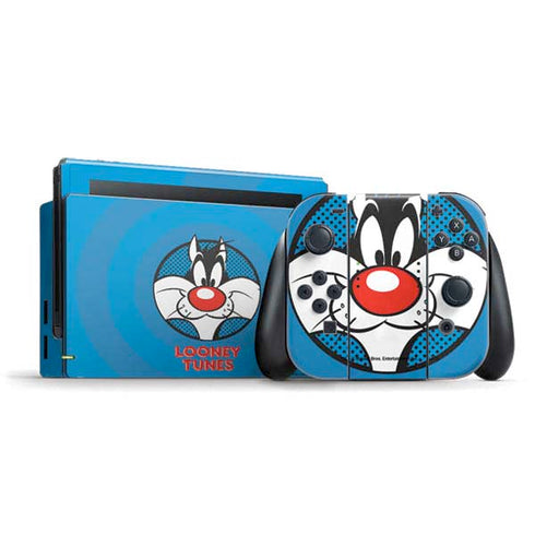 Looney Tunes Sylvester Full Nintendo Switch Bundle Skin