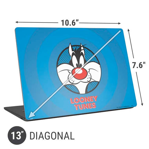 Looney Tunes Sylvester Full Universal Laptop 13in (10.6 x 7.6in) Skin