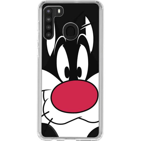 Looney Tunes Sylvester Galaxy A21 Clear Case