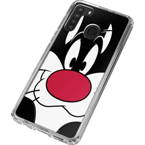 Looney Tunes Sylvester Galaxy A21 Clear Case