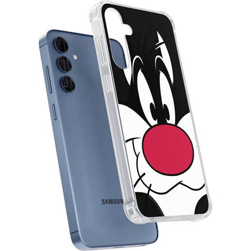 Looney Tunes Sylvester Galaxy S24 Clear Case