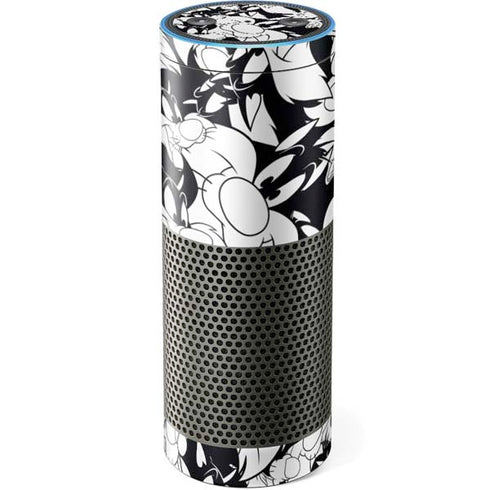 Looney Tunes Sylvester Super Sized Pattern Amazon Echo Skin