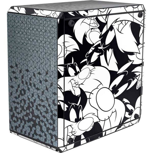 Looney Tunes Sylvester Super Sized Pattern Cooler Master MasterBox Q300L Mini Tower Skin