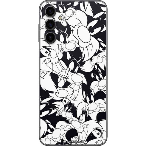 Looney Tunes Sylvester Super Sized Pattern Galaxy A14 5G Skin
