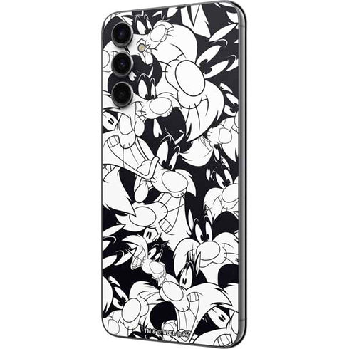 Looney Tunes Sylvester Super Sized Pattern Galaxy A14 5G Skin