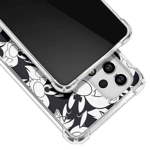 Looney Tunes Sylvester Super Sized Pattern Galaxy A53 5G Clear Case