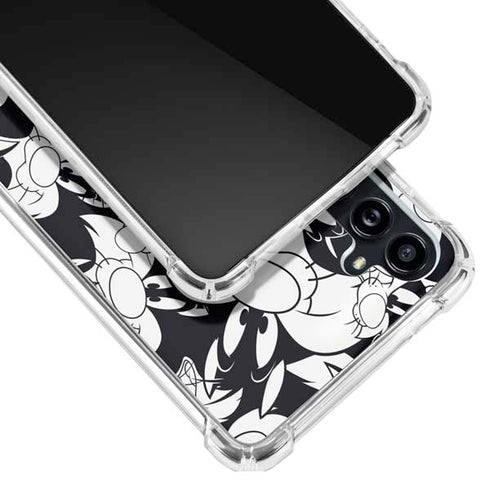 Looney Tunes Sylvester Super Sized Pattern Galaxy A54 5G Clear Case
