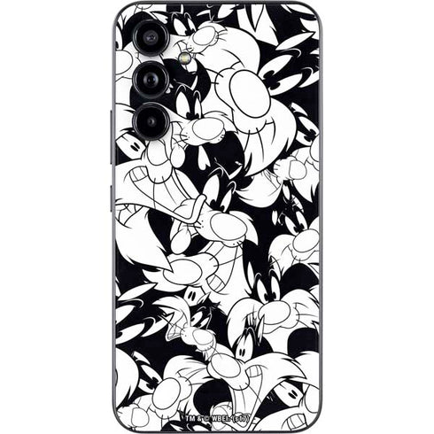 Looney Tunes Sylvester Super Sized Pattern Galaxy A54 5G Skin