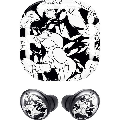Looney Tunes Sylvester Super Sized Pattern Galaxy Buds Pro Skin