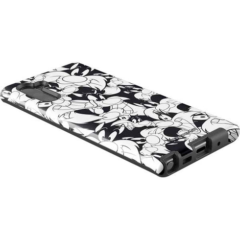 Looney Tunes Sylvester Super Sized Pattern Galaxy Note 10 Pro Case