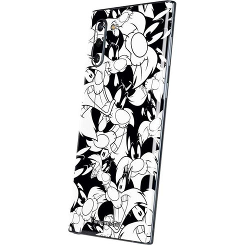 Looney Tunes Sylvester Super Sized Pattern Galaxy Note 10 Skin
