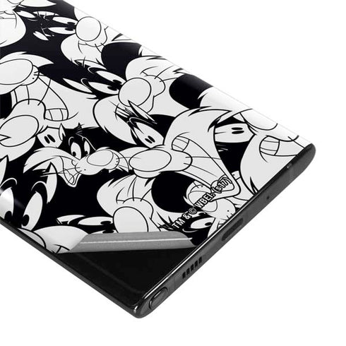 Looney Tunes Sylvester Super Sized Pattern Galaxy Note 10 Skin