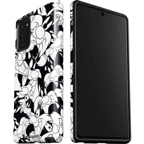 Looney Tunes Sylvester Super Sized Pattern Galaxy Note20 5G Pro Case