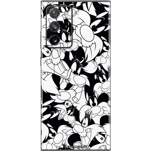 Looney Tunes Sylvester Super Sized Pattern Galaxy Note20 Ultra 5G Skin