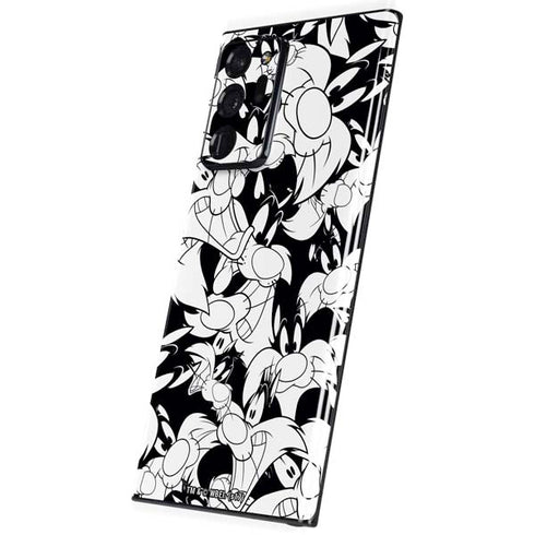 Looney Tunes Sylvester Super Sized Pattern Galaxy Note20 Ultra 5G Skin