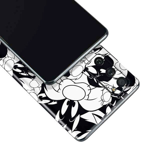 Looney Tunes Sylvester Super Sized Pattern Galaxy S20 Fan Edition Skin