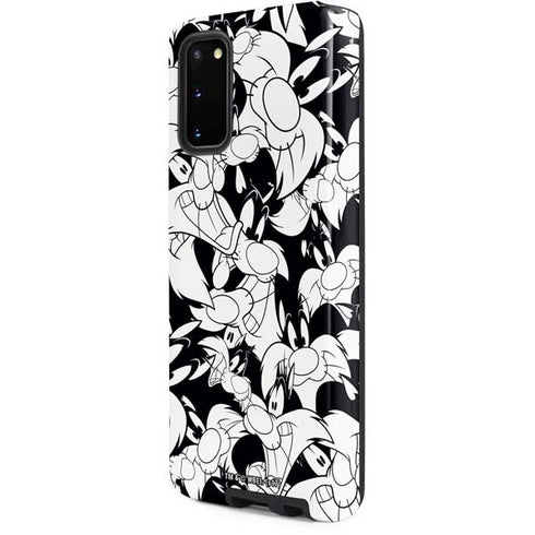 Looney Tunes Sylvester Super Sized Pattern Galaxy S20 Pro Case