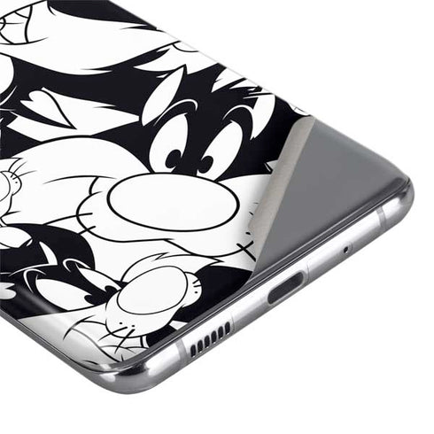 Looney Tunes Sylvester Super Sized Pattern Galaxy S20 Ultra 5G Skin