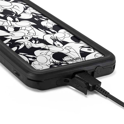 Looney Tunes Sylvester Super Sized Pattern Galaxy S20 Waterproof Case