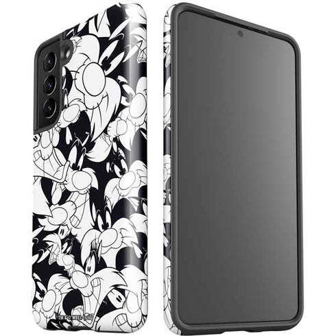 Looney Tunes Sylvester Super Sized Pattern Galaxy S21 5G Pro Case