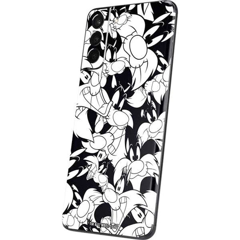 Looney Tunes Sylvester Super Sized Pattern Galaxy S21 5G Skin