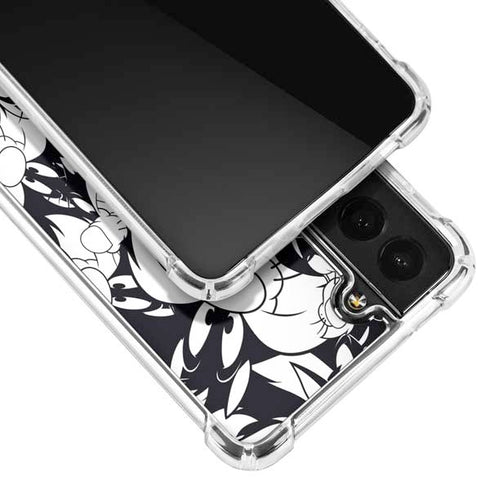 Looney Tunes Sylvester Super Sized Pattern Galaxy S21 FE Clear Case