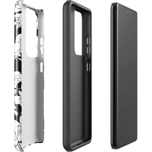 Looney Tunes Sylvester Super Sized Pattern Galaxy S21 Ultra 5G Pro Case
