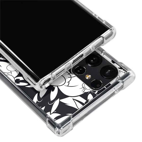 Looney Tunes Sylvester Super Sized Pattern Galaxy S22 Ultra Clear Case