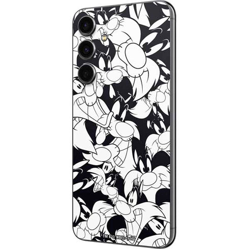 Looney Tunes Sylvester Super Sized Pattern Galaxy S23 FE Skin