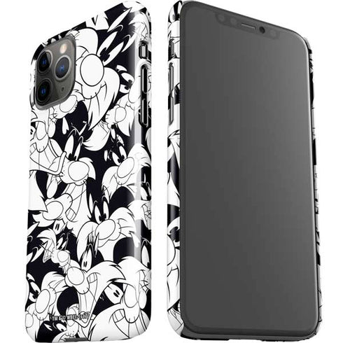 Looney Tunes Sylvester Super Sized Pattern iPhone 11 Pro Lite Case