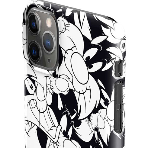 Looney Tunes Sylvester Super Sized Pattern iPhone 11 Pro Max Lite Case