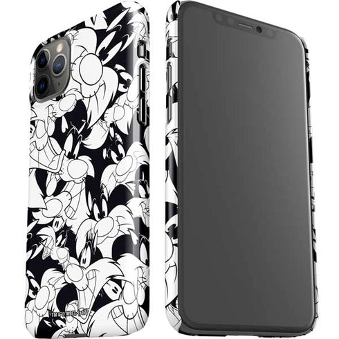 Looney Tunes Sylvester Super Sized Pattern iPhone 11 Pro Max Lite Case