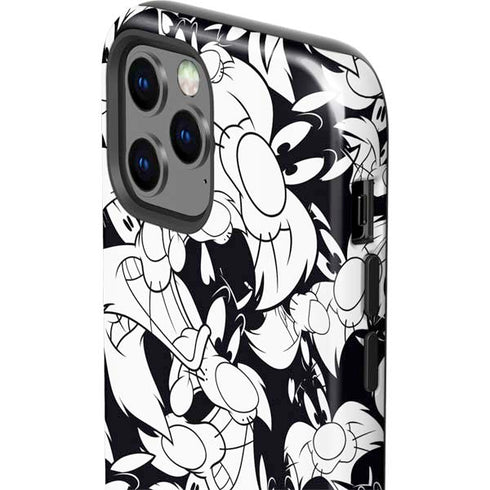 Looney Tunes Sylvester Super Sized Pattern iPhone 12 Pro Max Impact Case