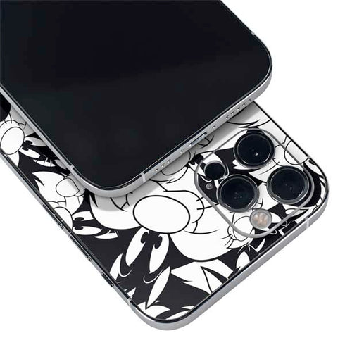 Looney Tunes Sylvester Super Sized Pattern iPhone 12 Pro Skin