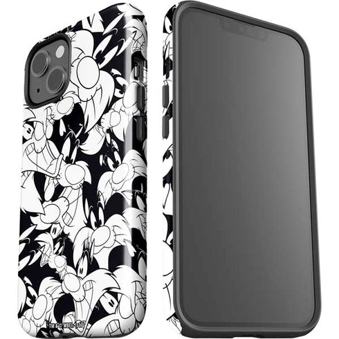 Looney Tunes Sylvester Super Sized Pattern iPhone 13 Impact Case