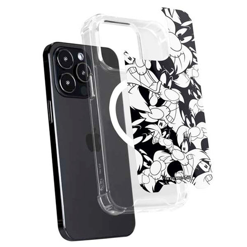 Looney Tunes Sylvester Super Sized Pattern iPhone 14 Pro MagSafe Case