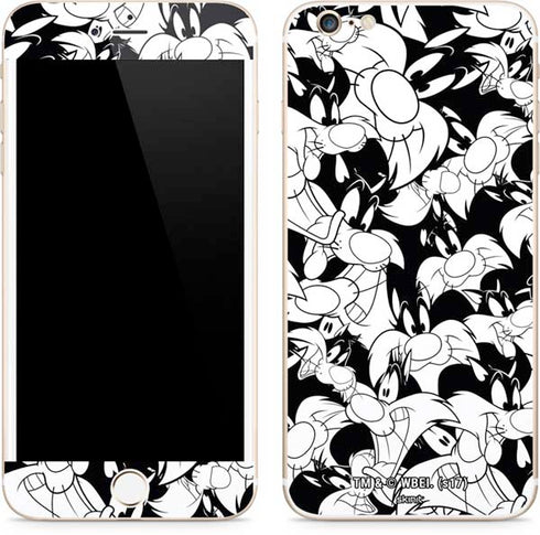 Looney Tunes Sylvester Super Sized Pattern iPhone 6/6s Plus Skin