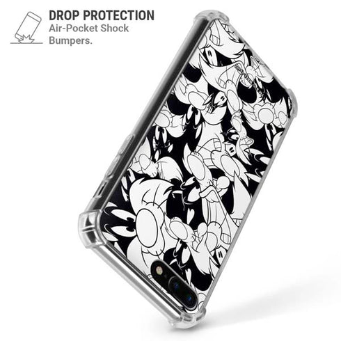 Looney Tunes Sylvester Super Sized Pattern iPhone 7/8 Plus Clear Case