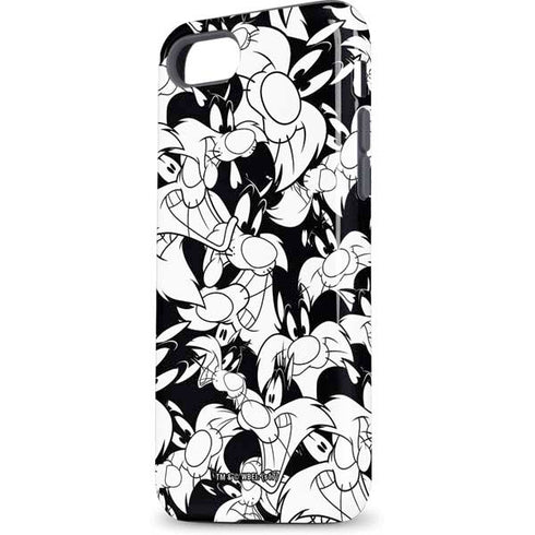 Looney Tunes Sylvester Super Sized Pattern iPhone 8 Pro Case