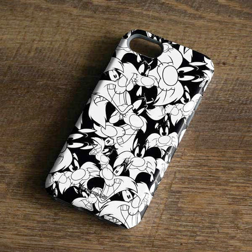 Looney Tunes Sylvester Super Sized Pattern iPhone 8 Pro Case