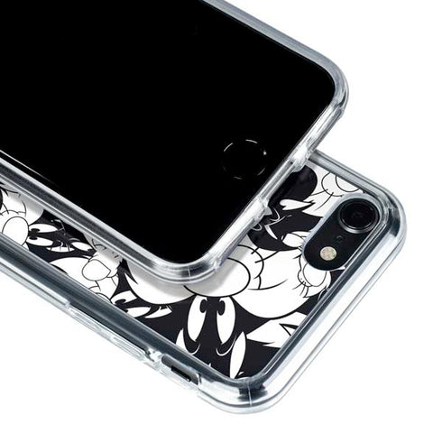 Looney Tunes Sylvester Super Sized Pattern iPhone SE (2nd & 3rd Gen) Clear Case