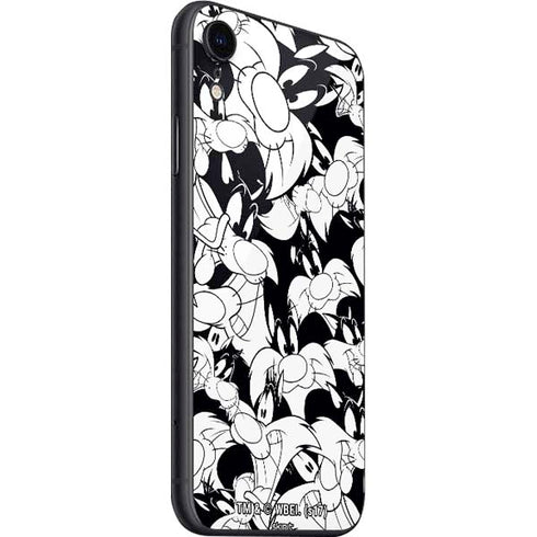 Looney Tunes Sylvester Super Sized Pattern iPhone SE (2nd & 3rd Gen) Skin