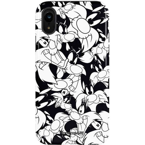 Looney Tunes Sylvester Super Sized Pattern iPhone XR Pro Case