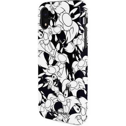 Looney Tunes Sylvester Super Sized Pattern iPhone XR Pro Case